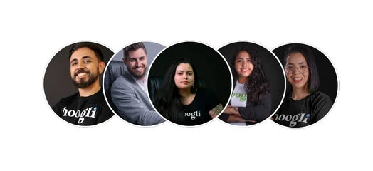 Equipe de especialistas em marketing